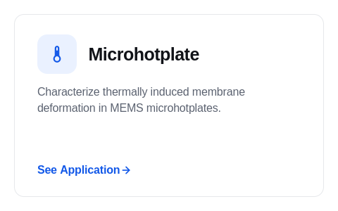 Lyncée R-Series Microhotplate
