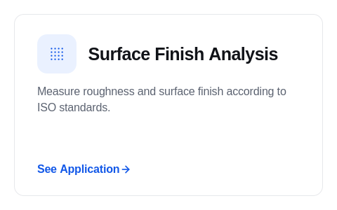 Lyncée R-Series surface finish analysis