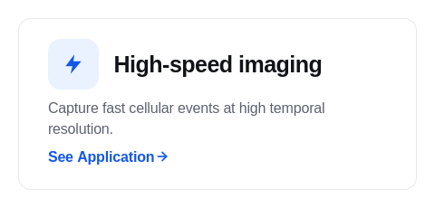 High Speed Imaging
