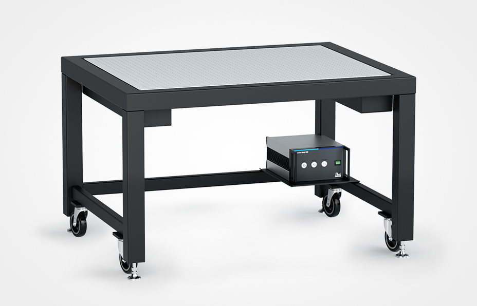 Park Systems Accurion ergonomic Workstations for active vibration isolation, steel support frame, ideal for optical microscopes and heavy applications