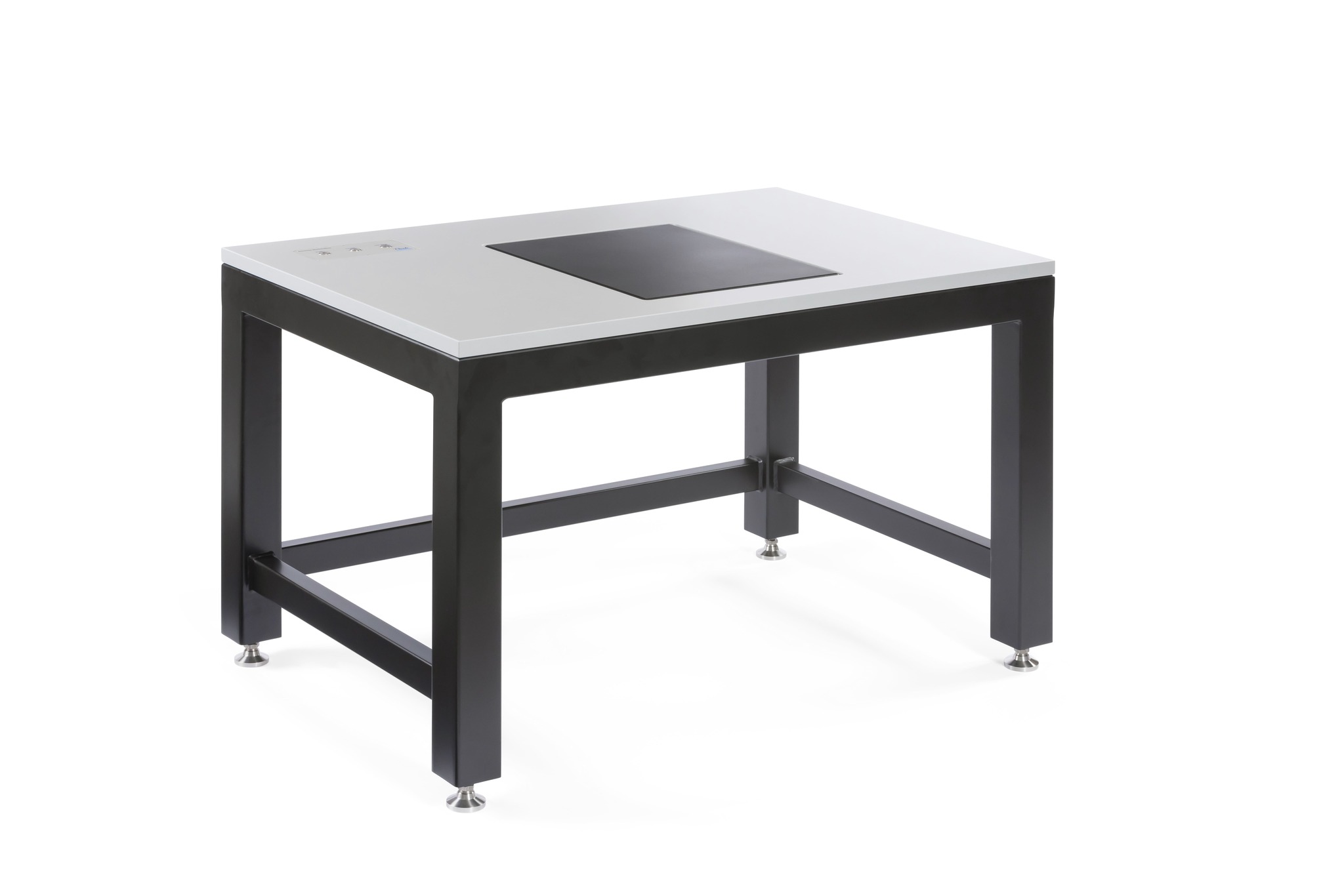 Park Systems Workstation Accurion i4 for optical microscopes or SPM, with isolated surface and scratch-resistant MDF plate.