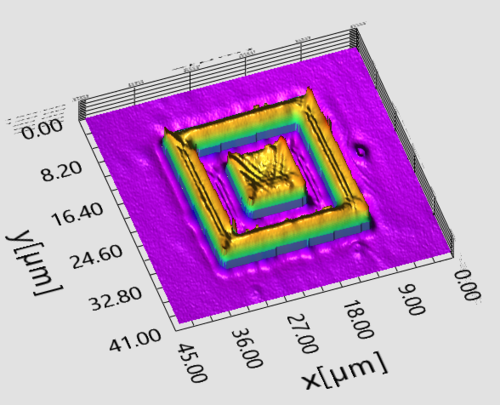 3D Pattern SIO2 on SI