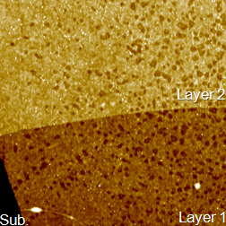 MoS2 Layers on SiO2