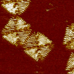 Plate-shaped DNA origami